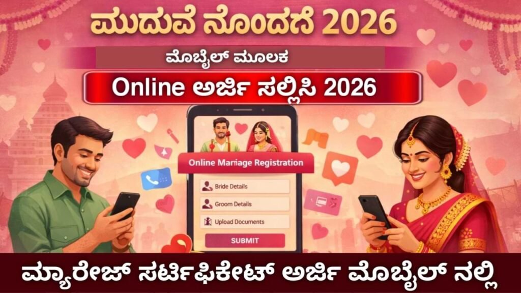 Marriage Registration Karnataka 2026 ಮದುವೆ ನೋಂದಣಿ